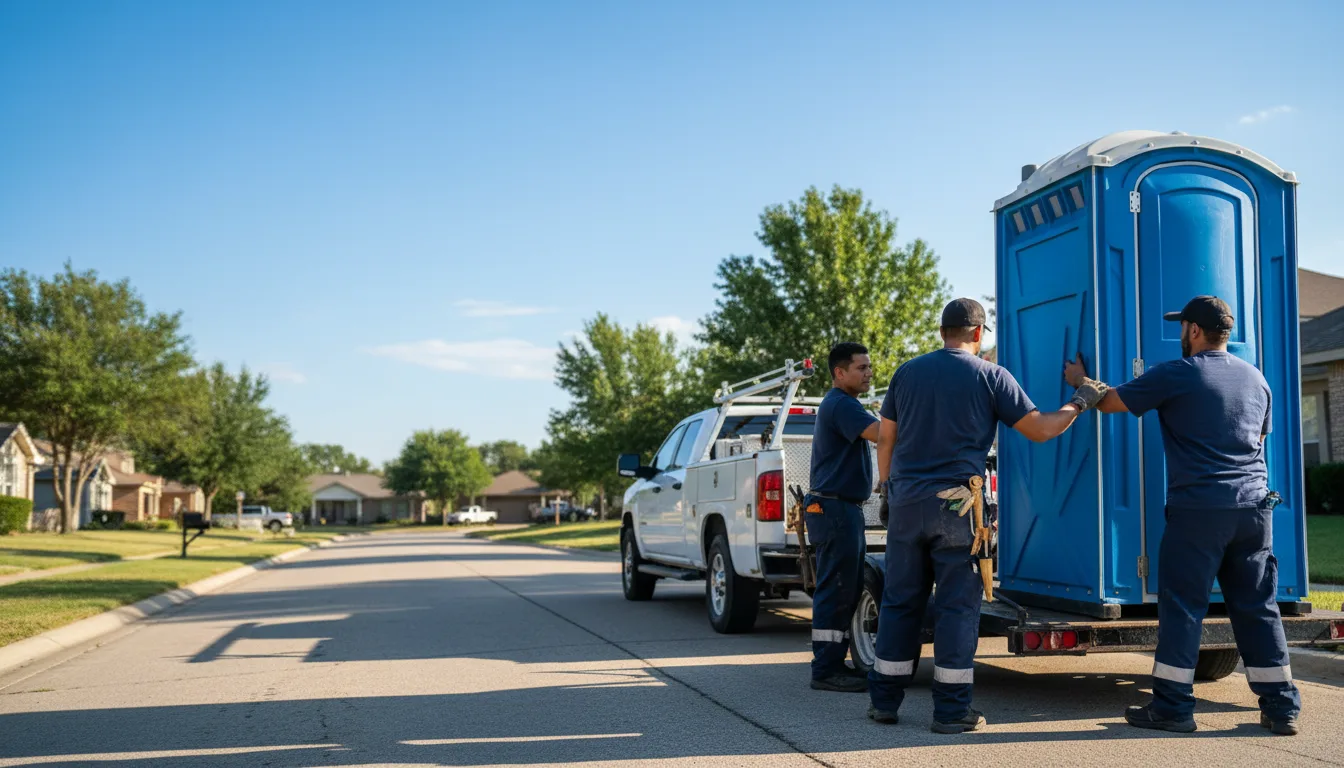 Portable Toilet Rental in Lequire, OK near me